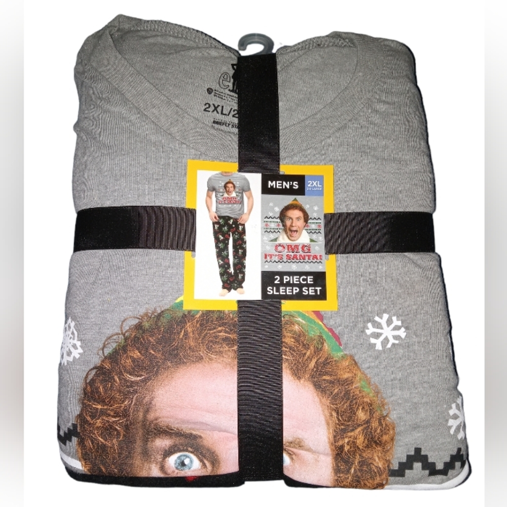 ♥️Warner Bros. ELF Mens Pijama Set